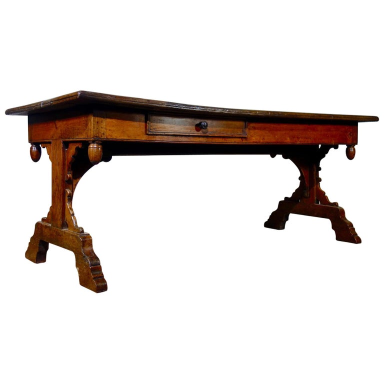 Large 18th Century French Provincial Farmhouse Kitchen Table
