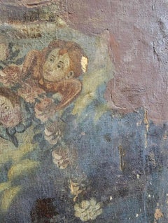 A Large 18th Century Peruvian Cuzco Painting