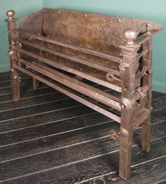 A Large 18th Century Wrought-Iron Kitchen Range