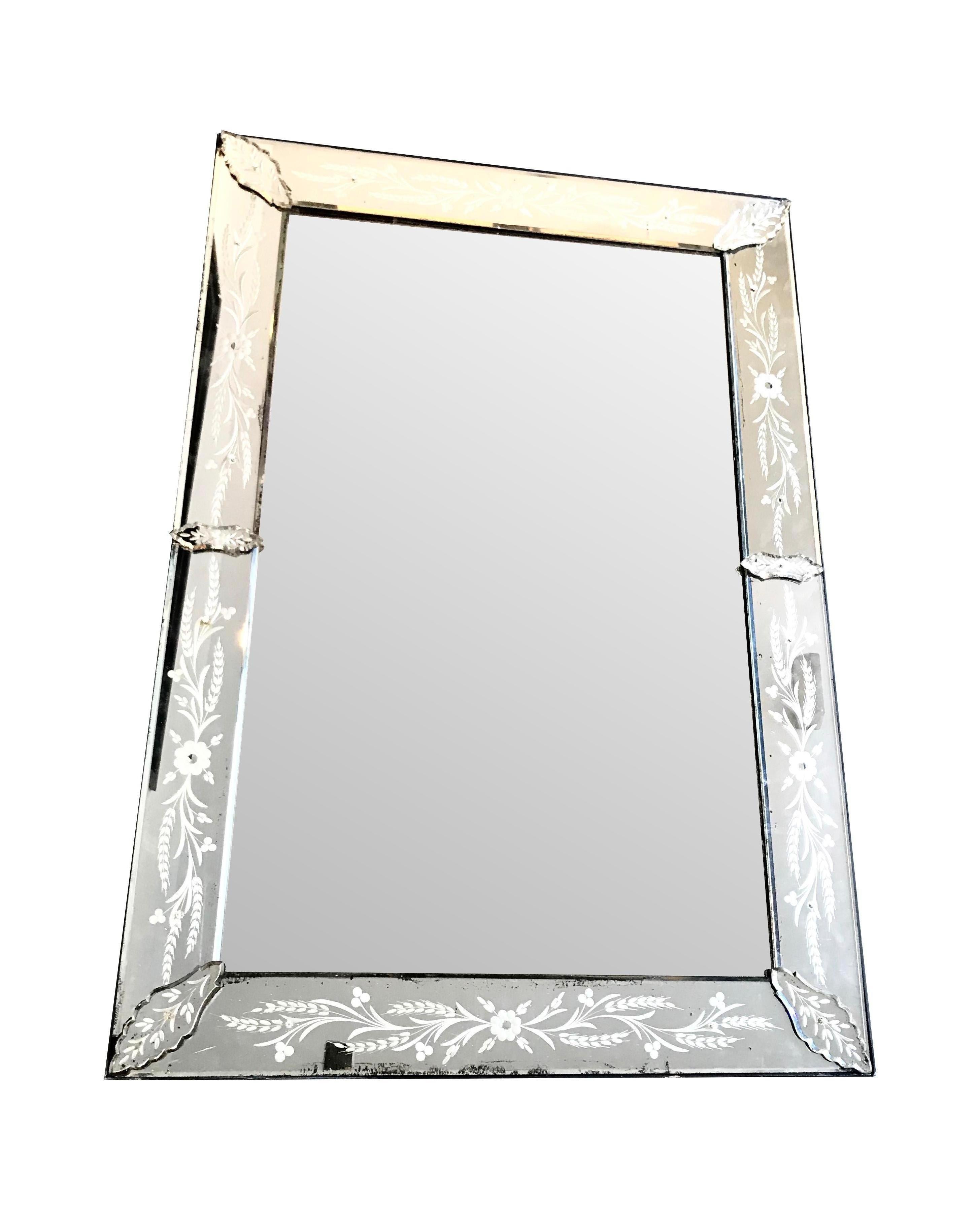 large etched mirror