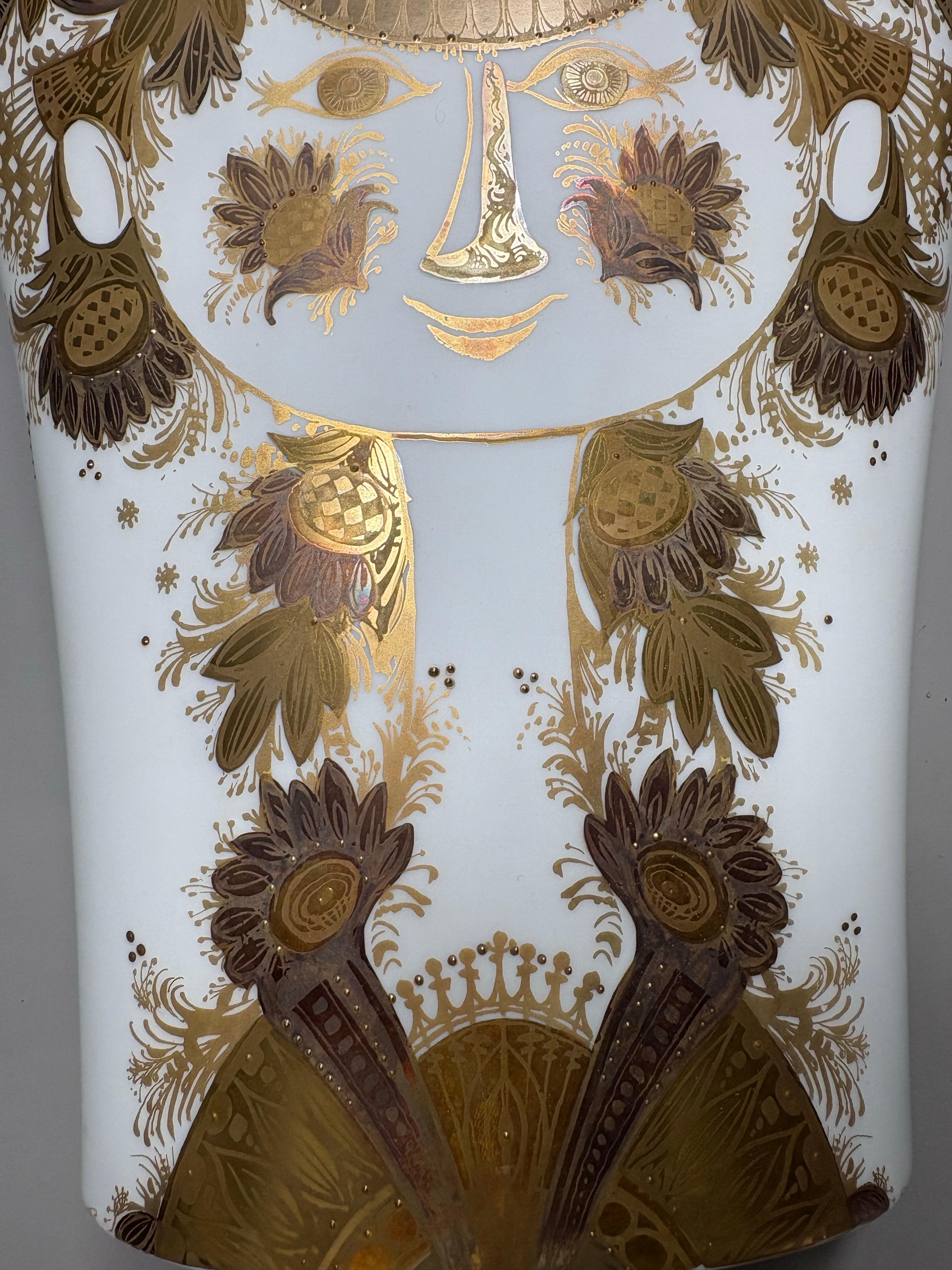 A large 1960's Bjørn Wiinblad for Rosenthal Studio linie porcelain vase For Sale 9