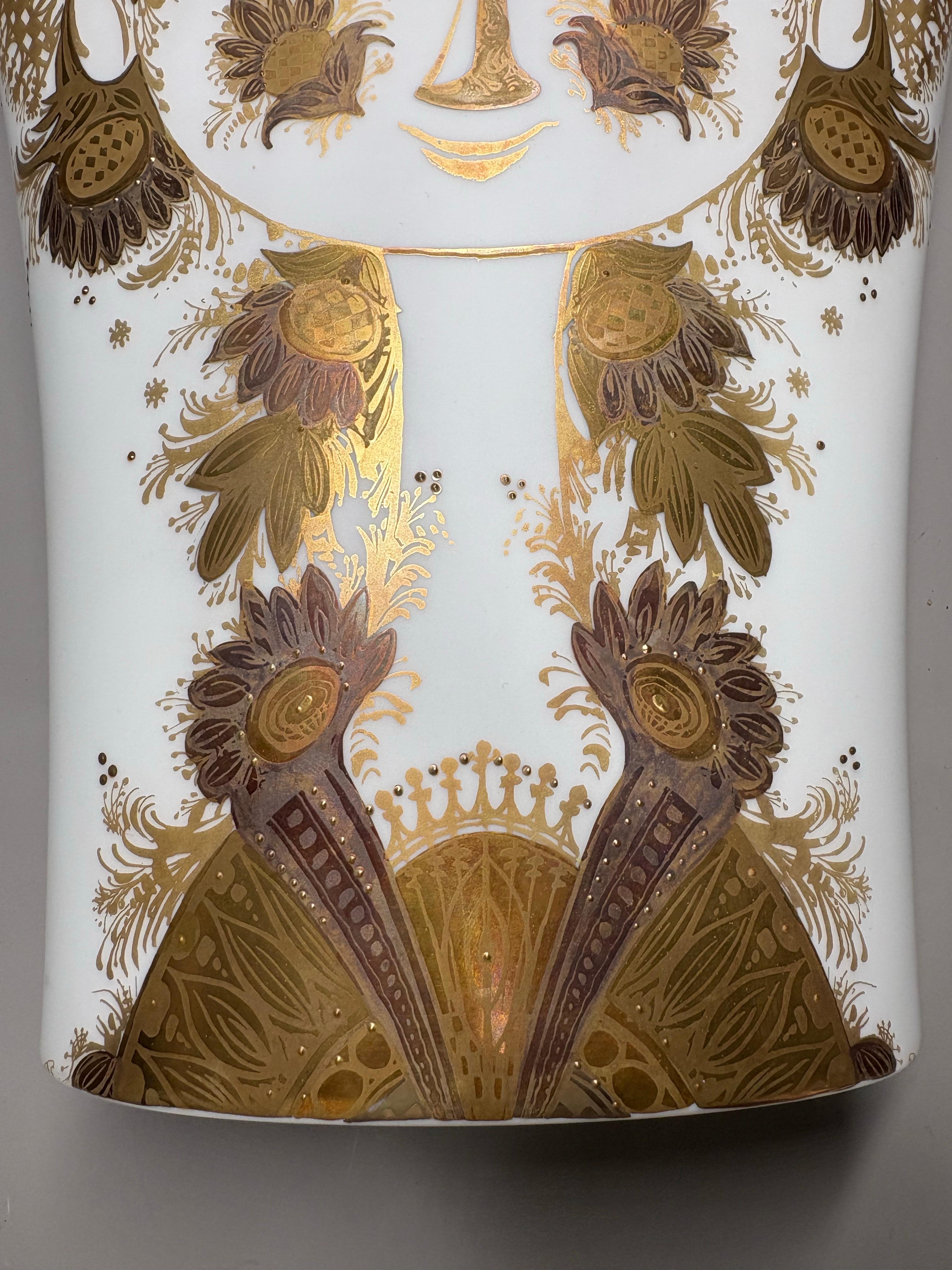 A large 1960's Bjørn Wiinblad for Rosenthal Studio linie porcelain vase For Sale 10