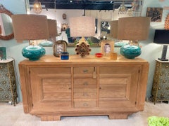 Large 1960s Studio Pottery Lamps by Bernard Rooke Stamped on the Base