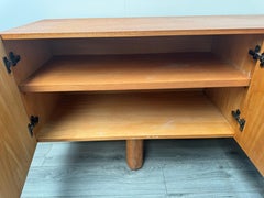 A large 1960s  Italian four doors geomagnetic design credenza