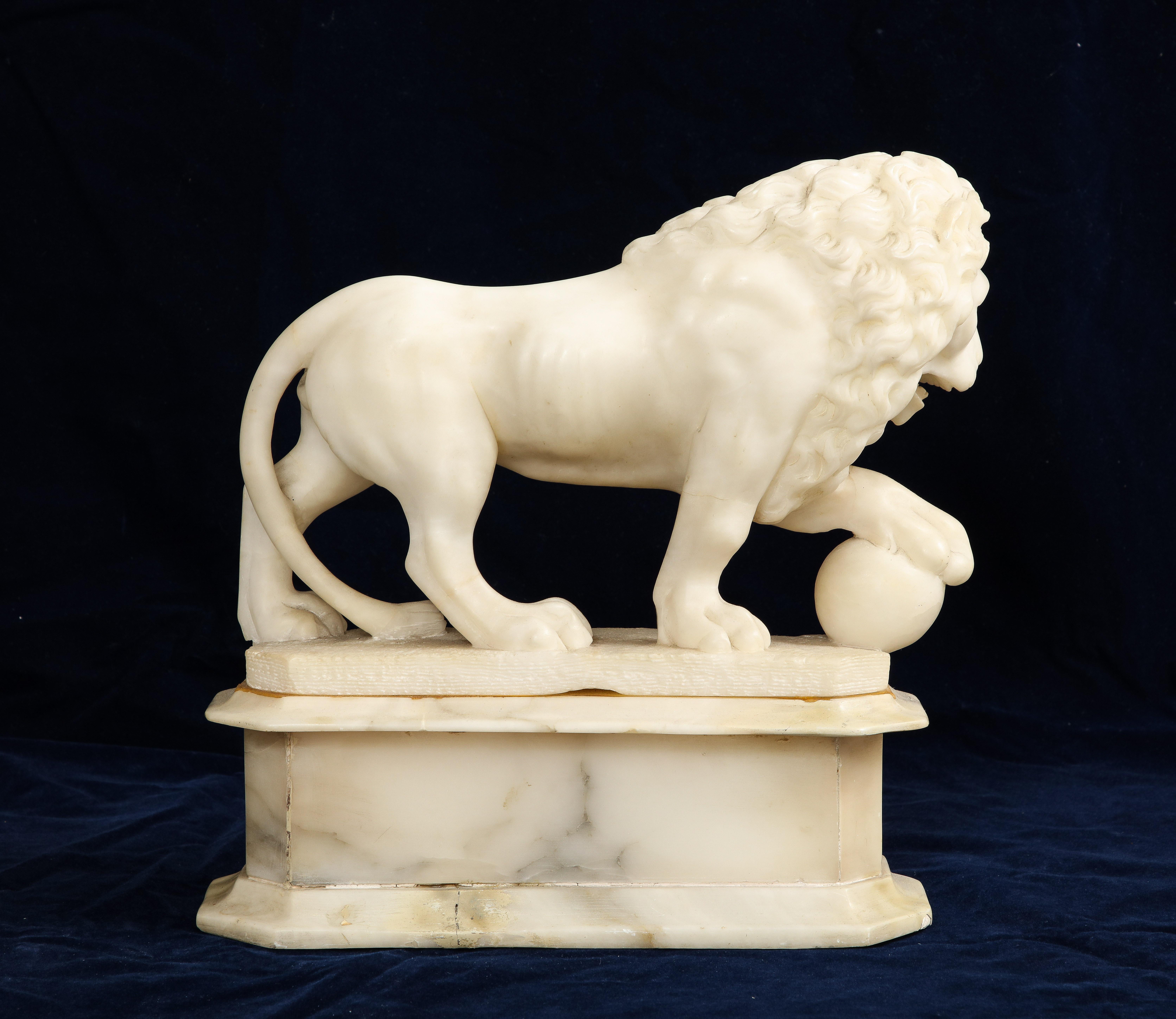 lion and orb