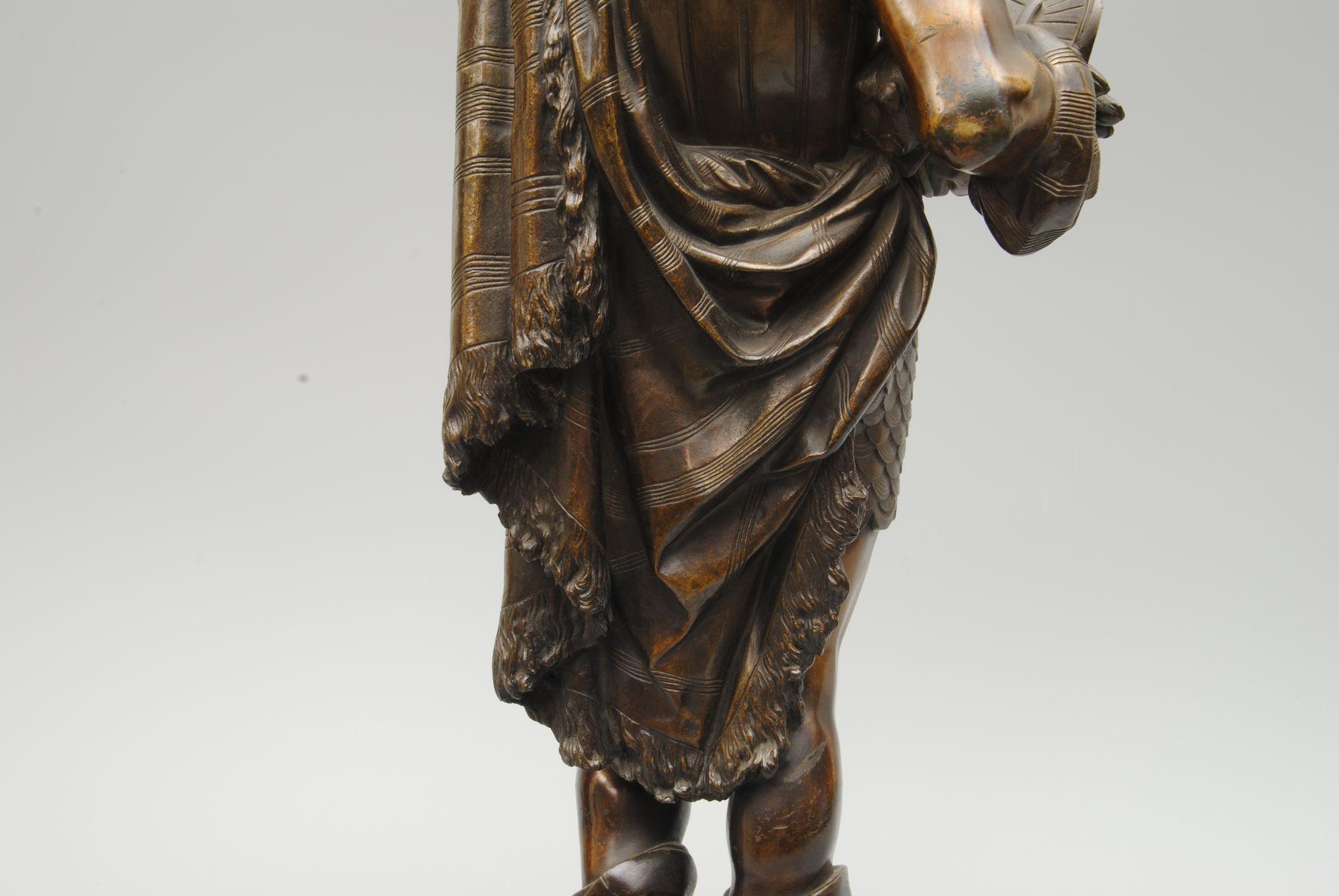 French Large 19th Century Bronze of Saladin For Sale