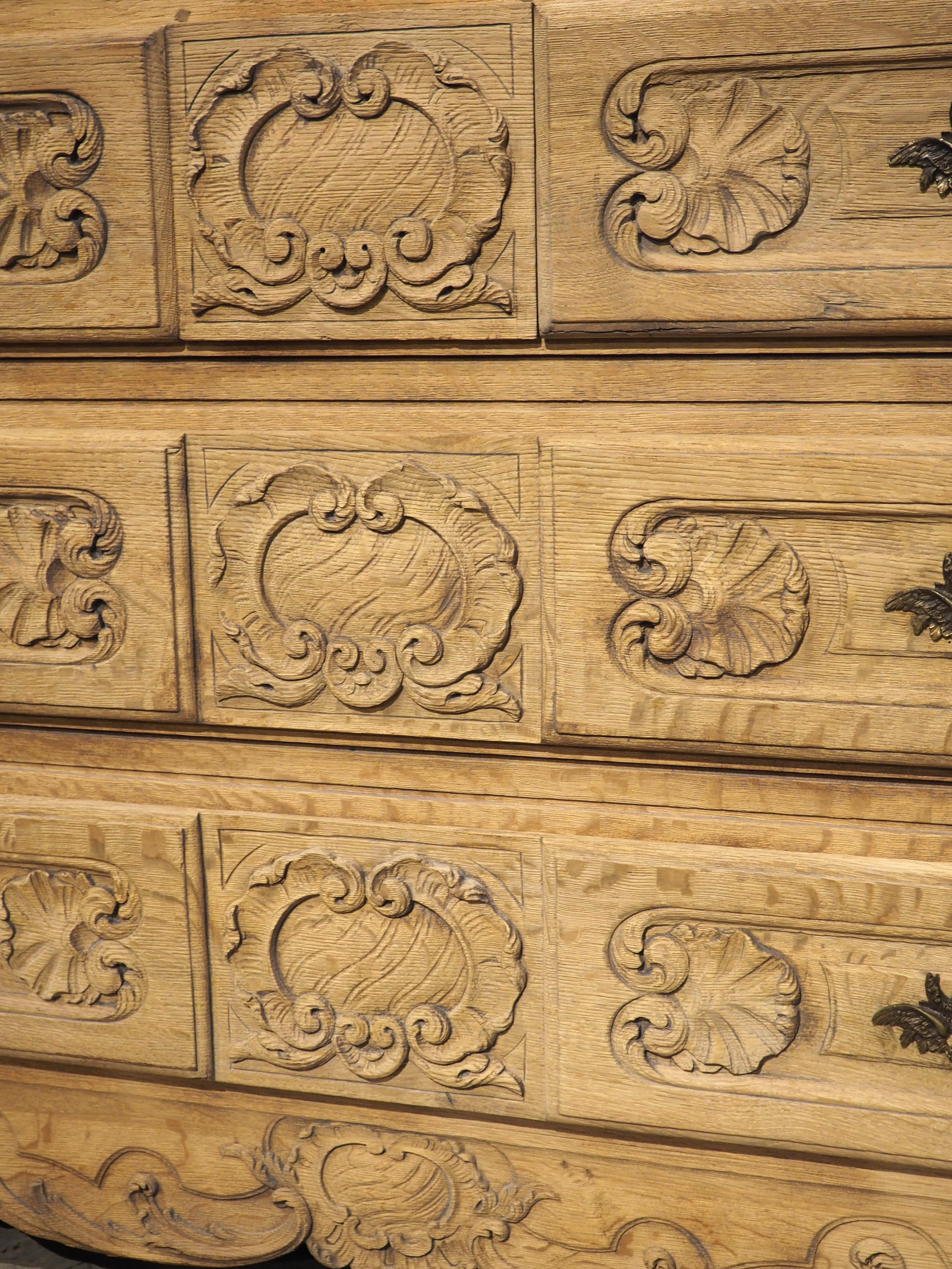 A Large 19th Century Carved Oak Commode from France 6