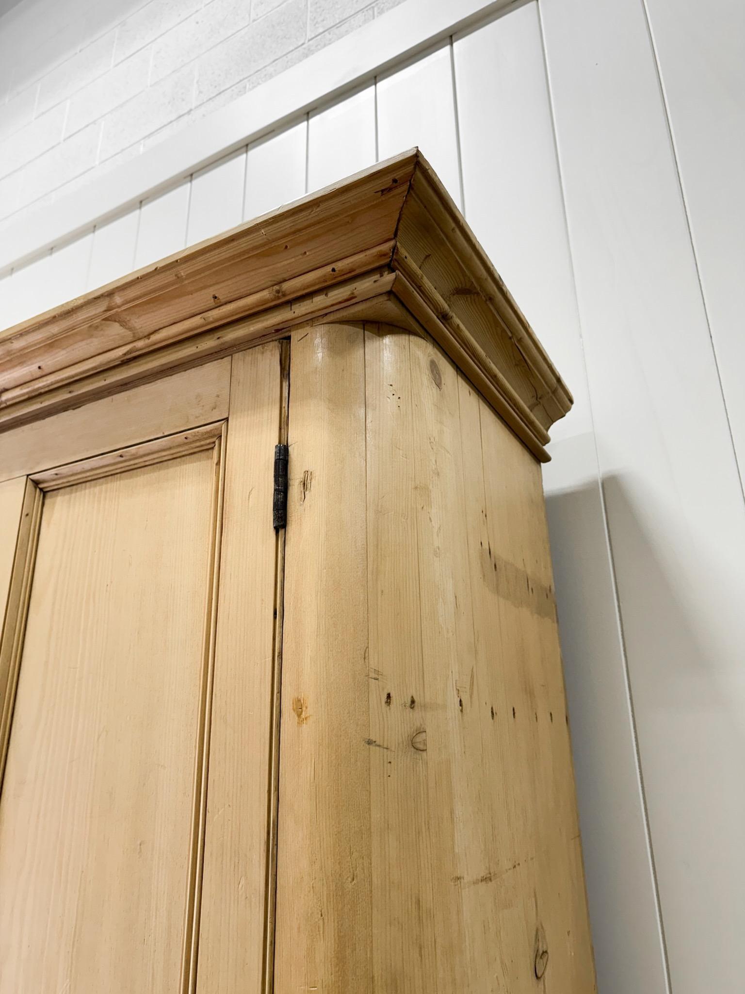 British A Large 19th Century English Pine Housekeeper's  Cupboard For Sale