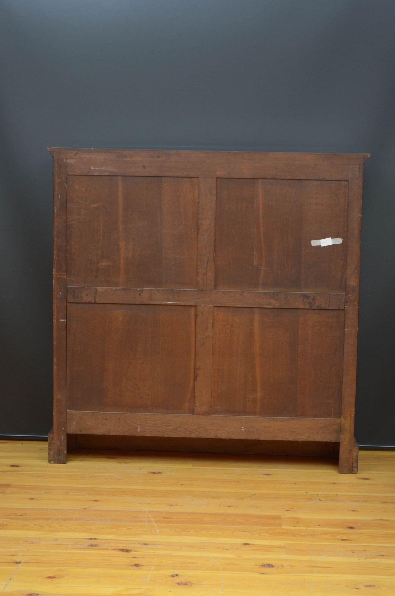 A Large 19th Century Mahogany Open Bookcase For Sale 10