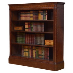 A Large 19th Century Mahogany Open Bookcase