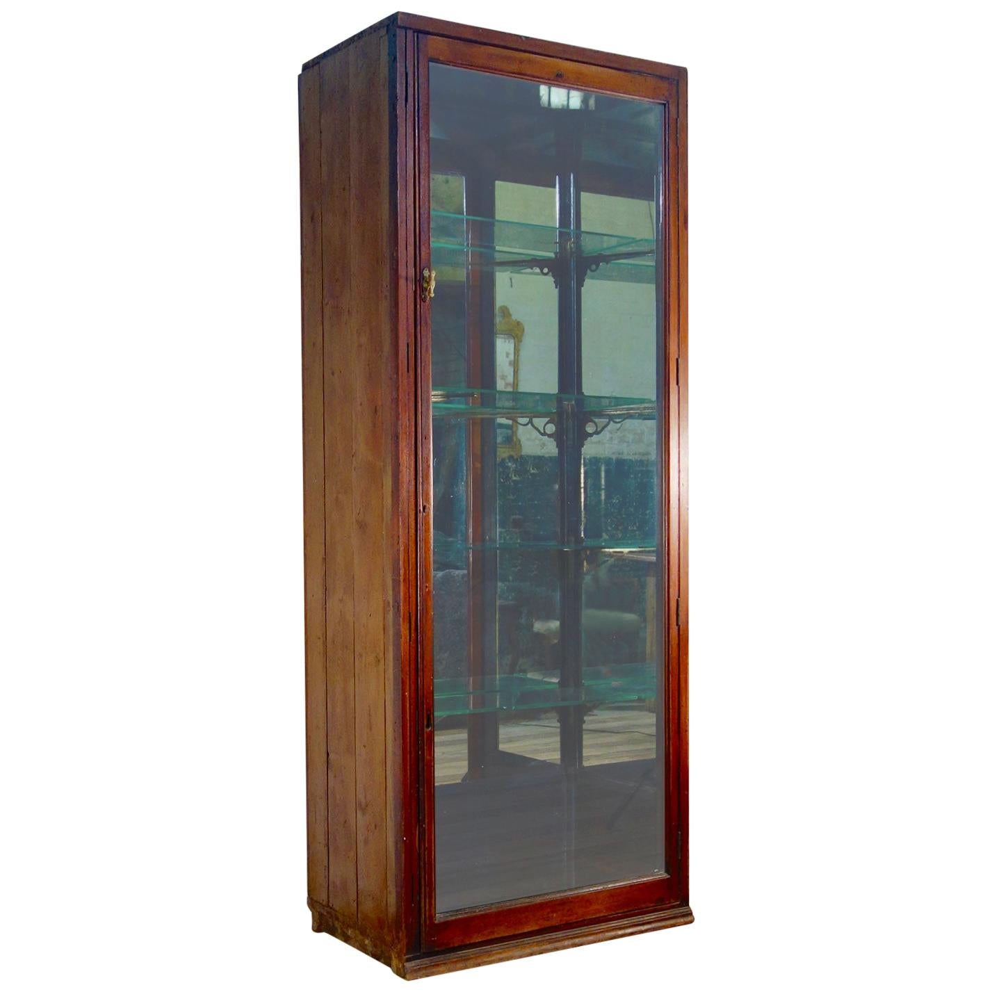 Large 19th Century Mahogany Shop Display Cabinet