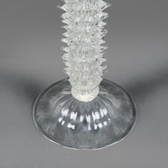 A Large 20th Century Rostrato Murano Glass Lamp by Barovier