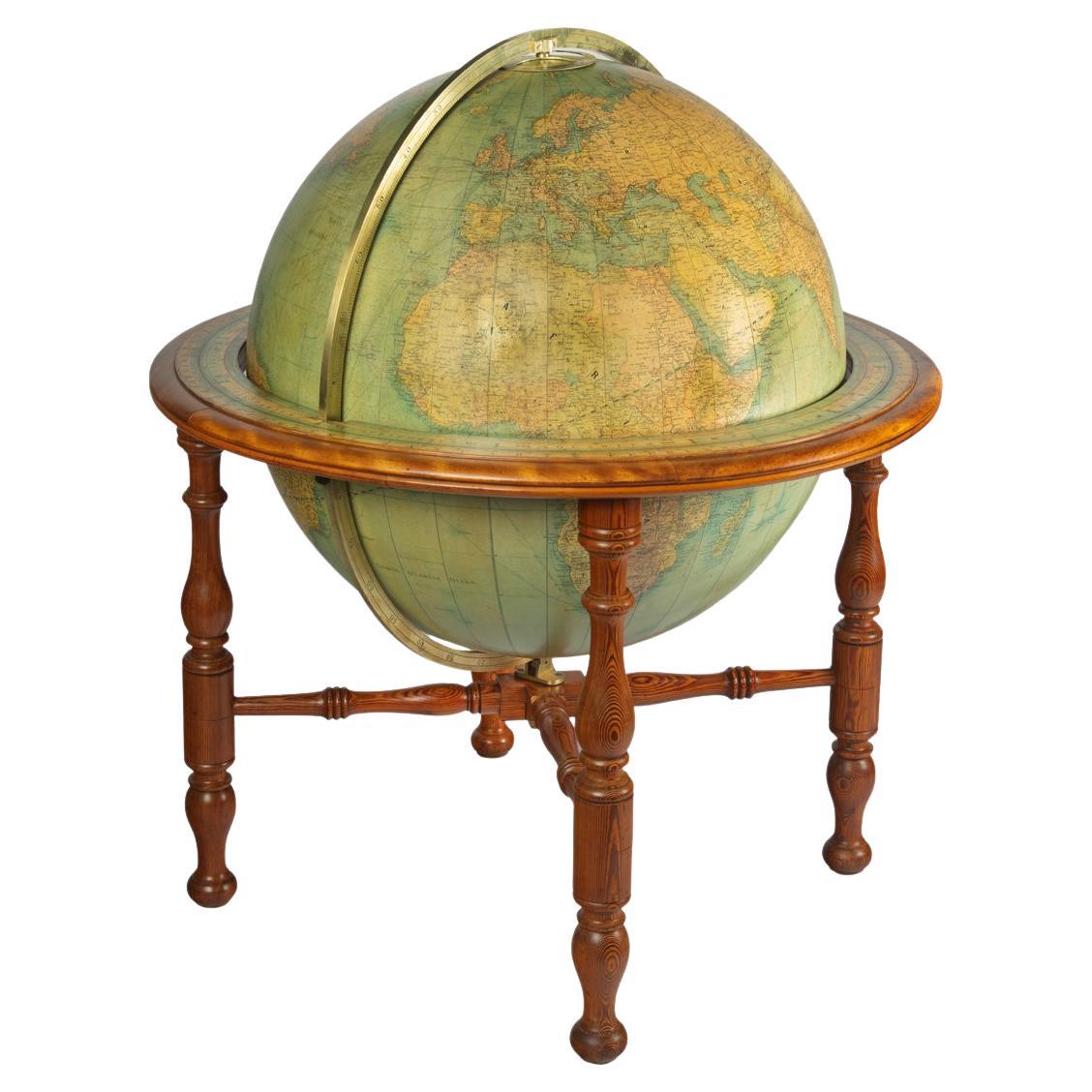 A large 30 inch W. & . A. K. Johnston library globe