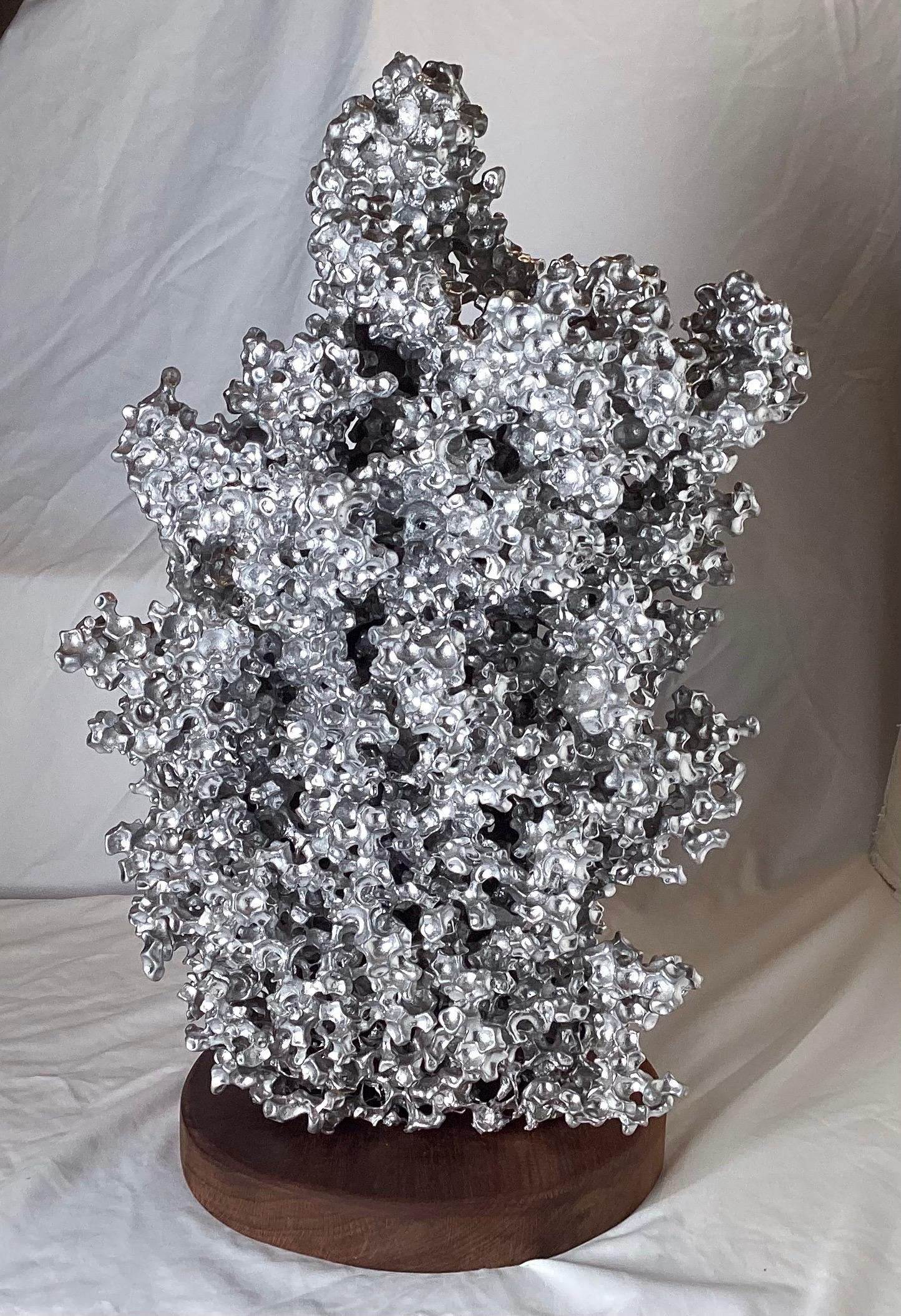 Large Abstract Brutalist Aluminum Sculpture 1