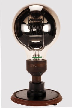 A large airport light bulb of the RA Regia Aereonautica, Italy circa 1930.