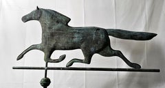 A Large American Full Bodied Horse Directional Weathervane, C. 1870s