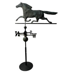 A Large American Full Bodied Horse Directional Weathervane, C. 1870s