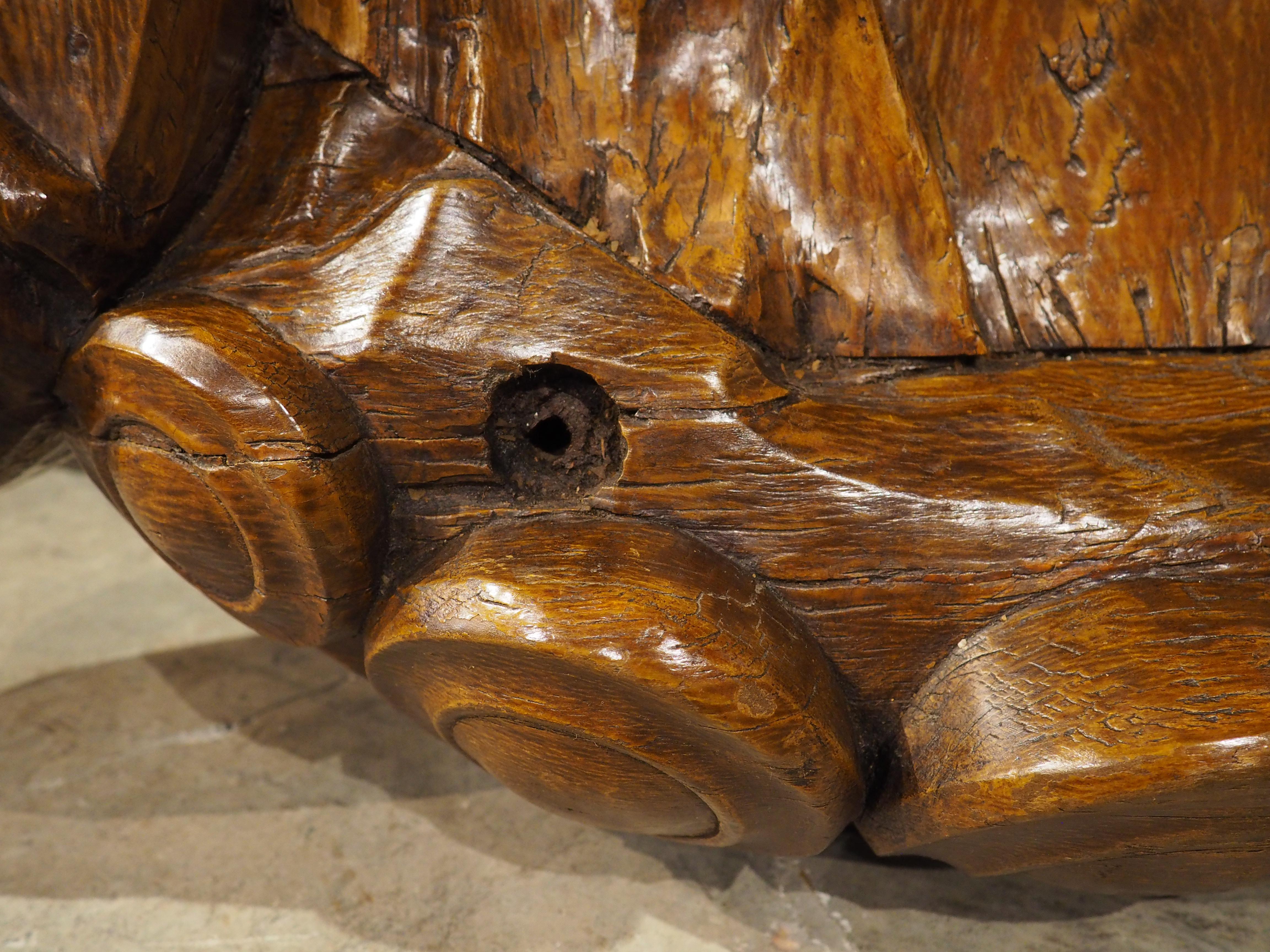 A Large and Decorative Carved Wooden Boiserie Element from France, Late 1800s For Sale 5