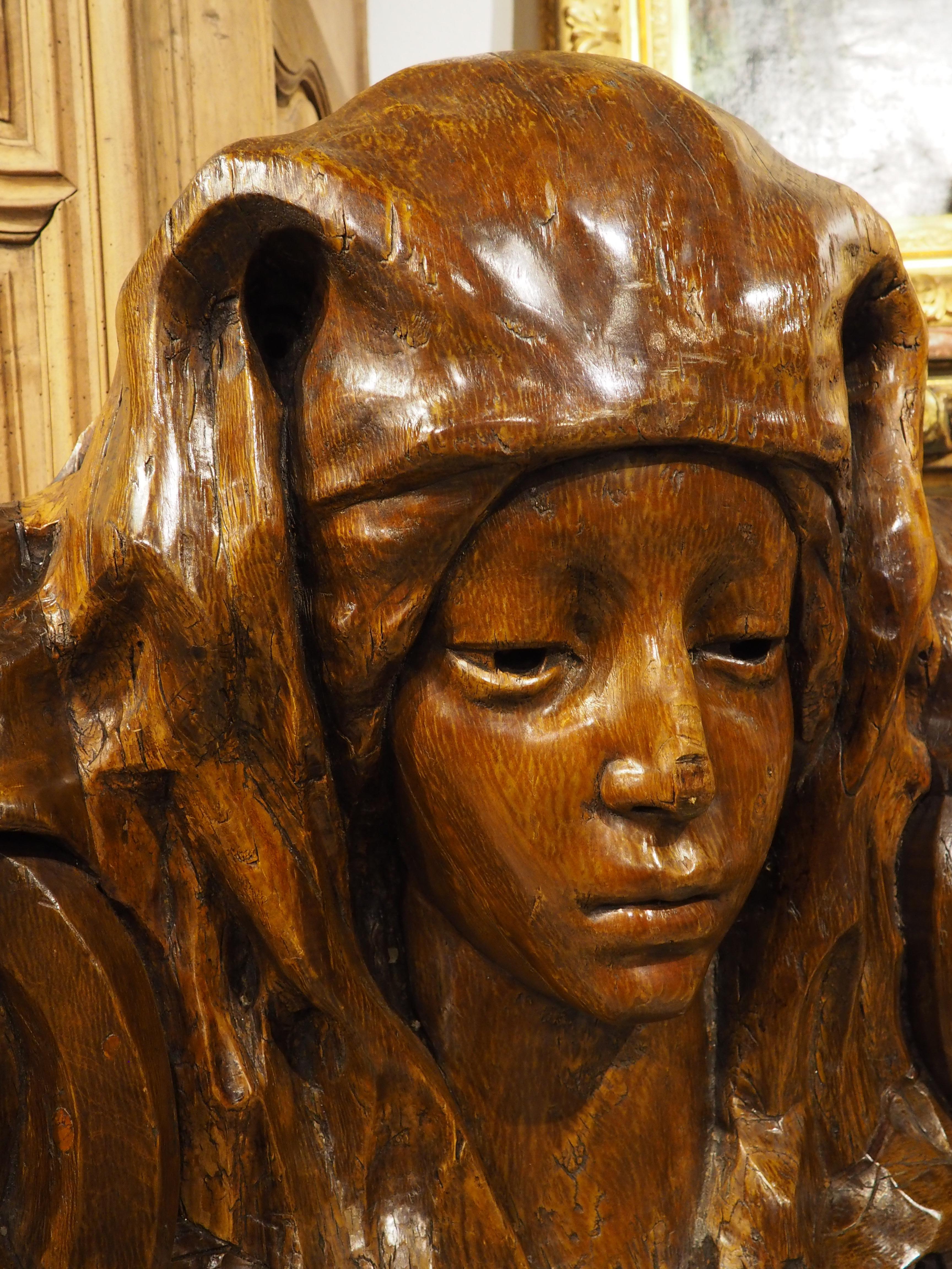 A Large and Decorative Carved Wooden Boiserie Element from France, Late 1800s For Sale 2