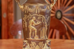 Large and Fine 19th Century French Bronze and Gilt Urn Lamp by Barbedienne