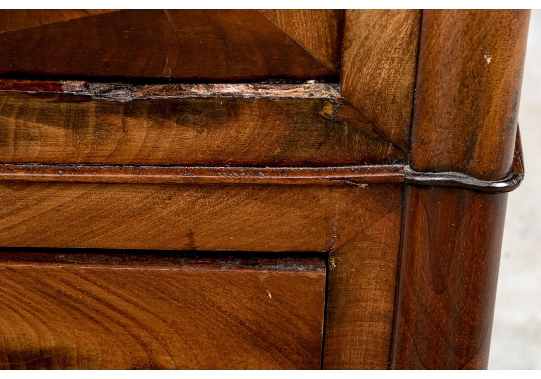 Una vitrina antigua de caoba grande y fina en venta 4
