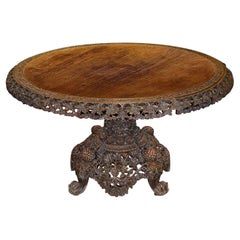 Large and Impressive Anglo Indian Centre Table, circa 1820