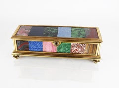Large and Impressive 19th Century Italian Specimen Marble Box