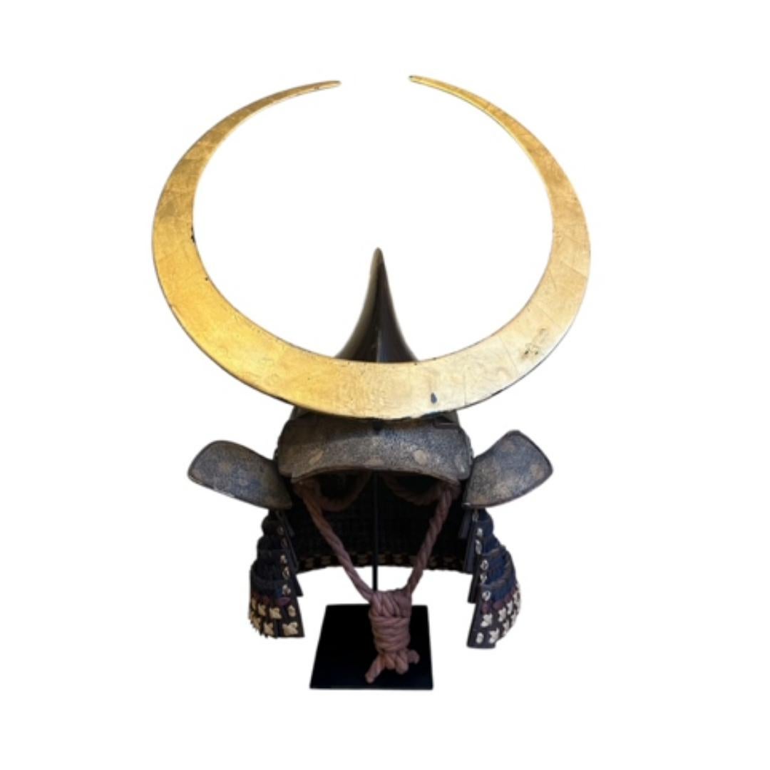 Shikoro Types A Large and Impressive Eboshi nari kawari kabuto With A Hon Kozane ...