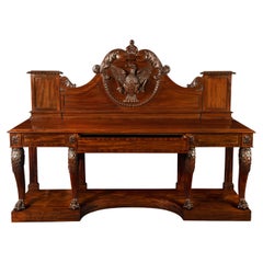 Large and Impressive George iv Mahogany Serving Table