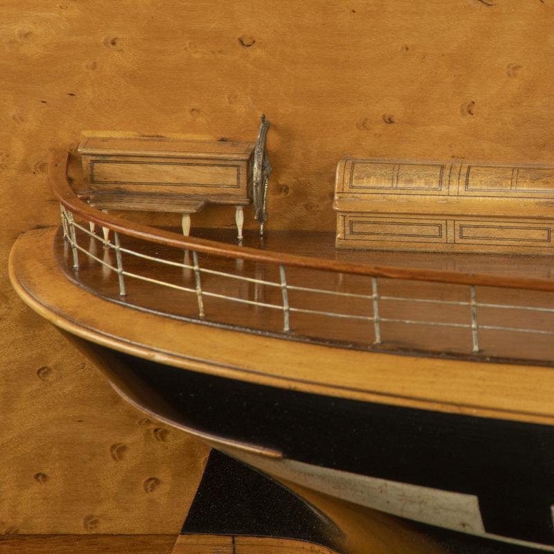 Late 19th Century A large and impressive half hull model of Lindfield, 1891
