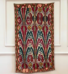 A Large and Impressive Late Nineteenth Century Ikat Panel