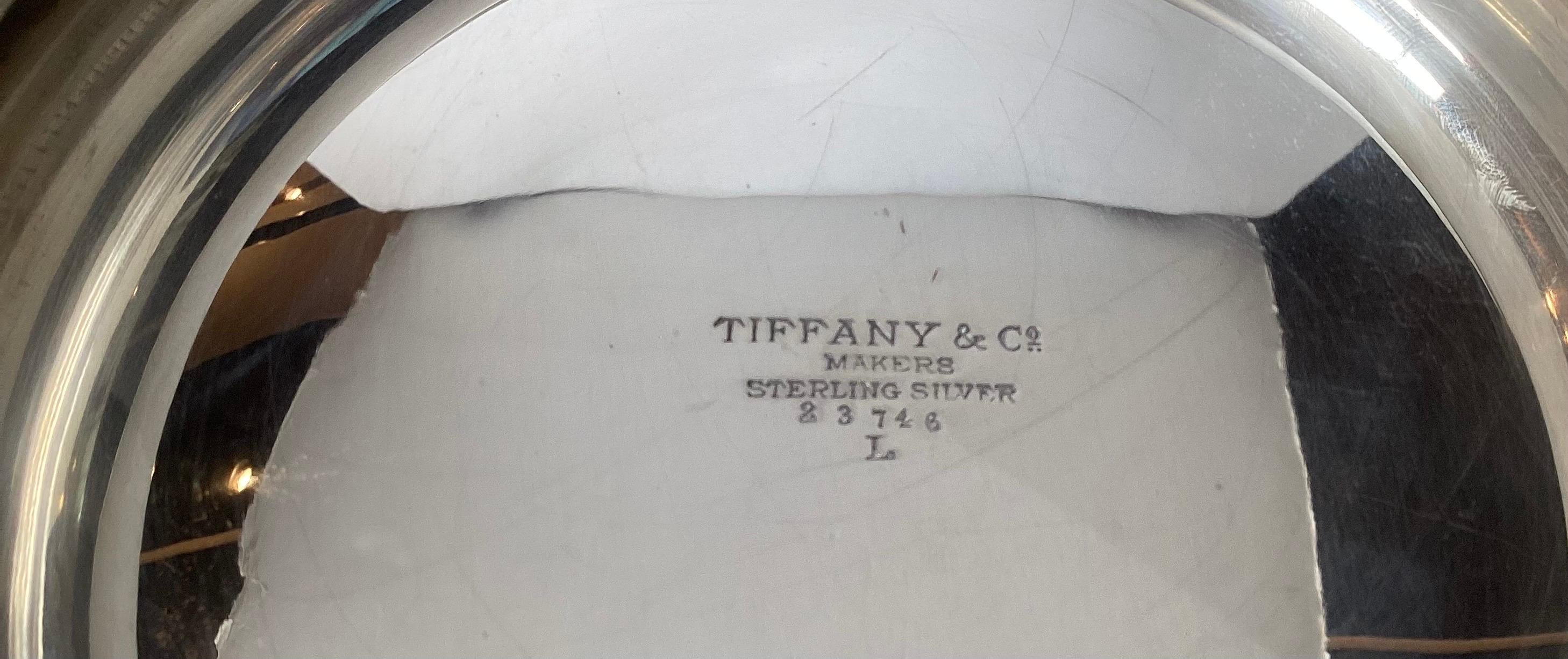 Große und beeindruckende Tiffany-Sterling-Schale aus Sterling  im Angebot 10