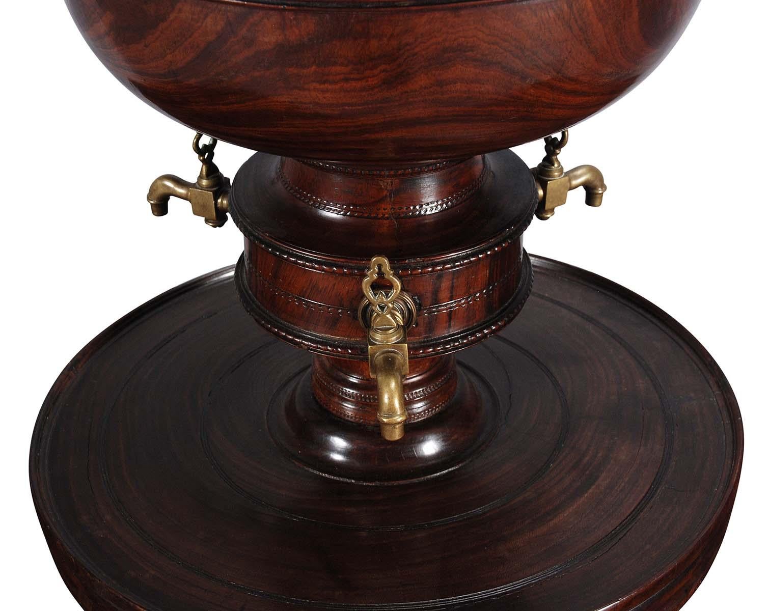 Jacobean A Large and Rare 17th Century Lignum Vitae Wassail Bowl For Sale