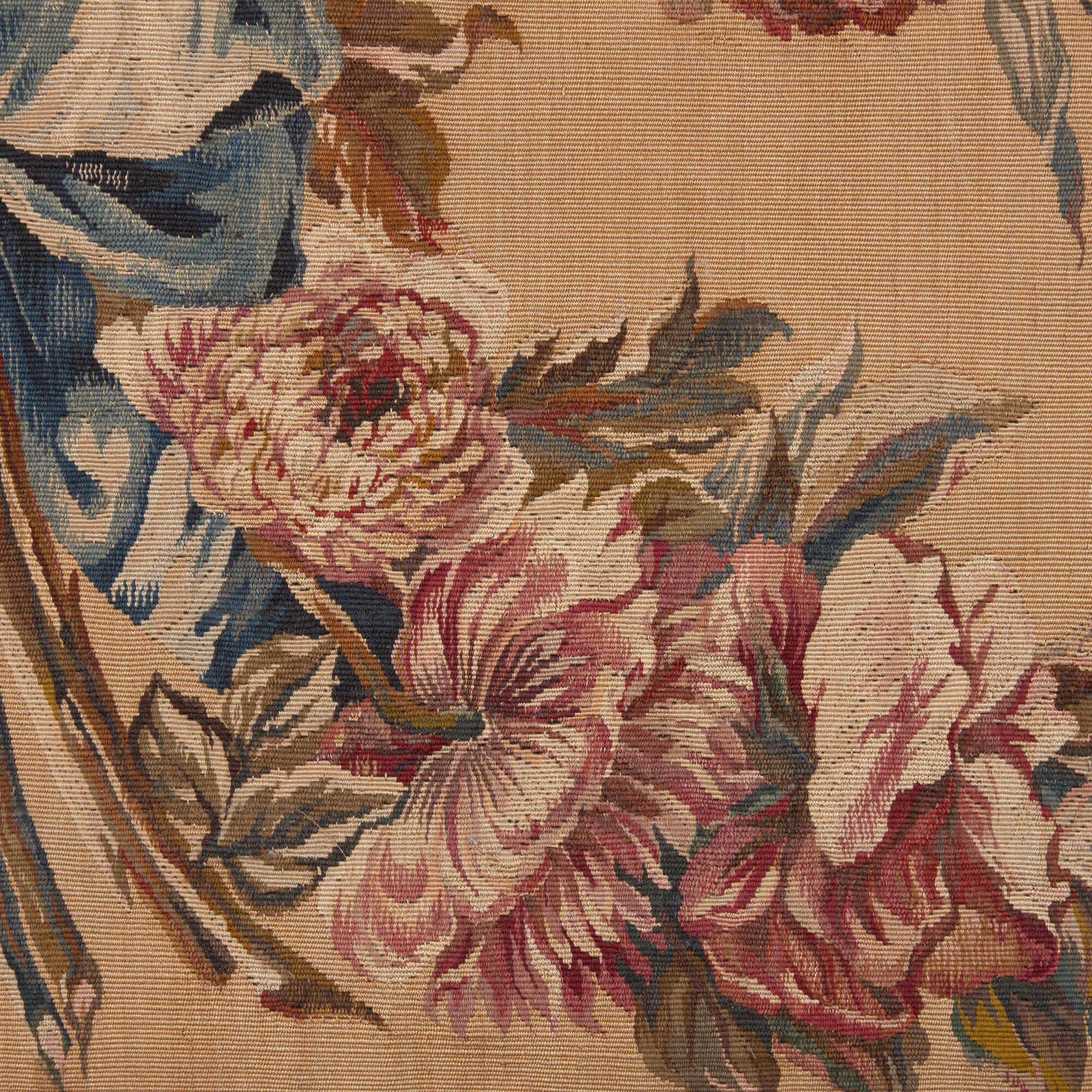 Großes und seltenes Beauvais-Wandteppich-Paneel aus der Louis XV-Periode, Französisch, um 1760 im Zustand „Relativ gut“ im Angebot in London, GB