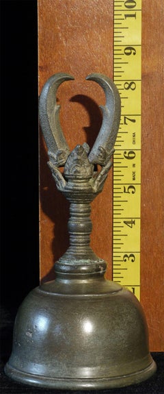Antique Khmer Bronze Bell, Cambodia, 11th-13th Century