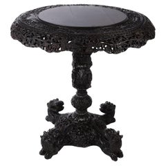 Antique A Large Anglo-Indian Side Table