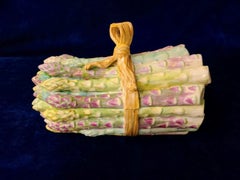 Große antike Meissener Porzellan-Spargelform-Terrine aus dem 18
