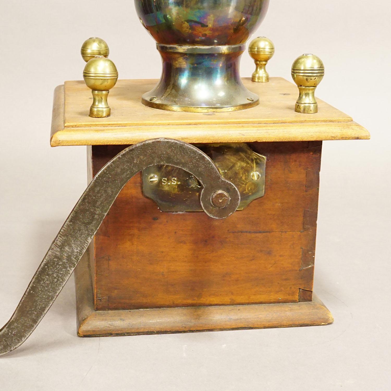 19th Century Large Antique Coffee Grinder, Germany circa 1900s For Sale