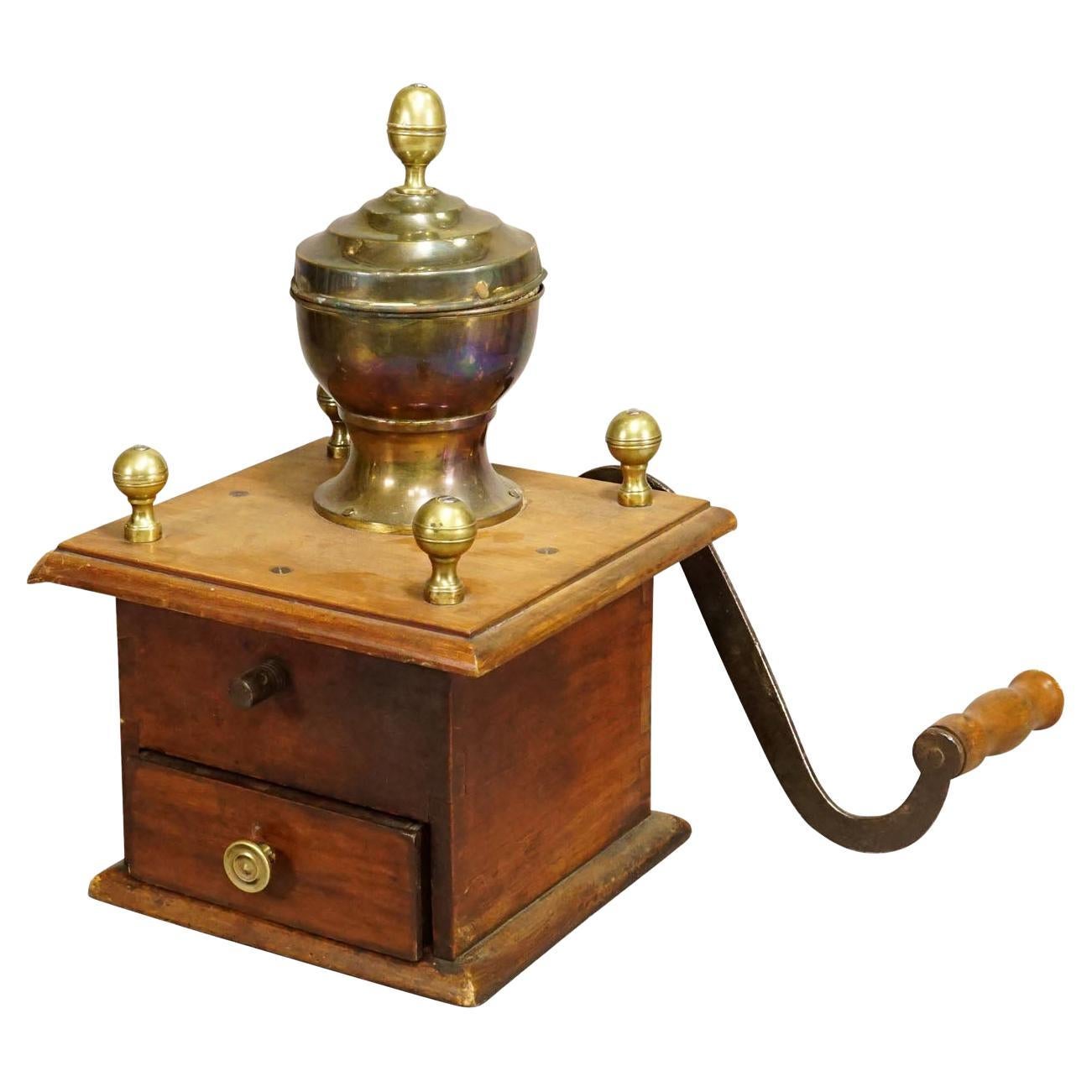 Large Antique Coffee Grinder, Germany circa 1900s For Sale