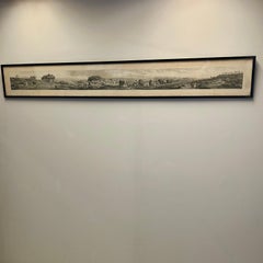 A Large Antique Engraving 'Panoramic View Of Tunbridge Wells'