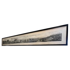 A Large Antique Engraving 'Panoramic View Of Tunbridge Wells'