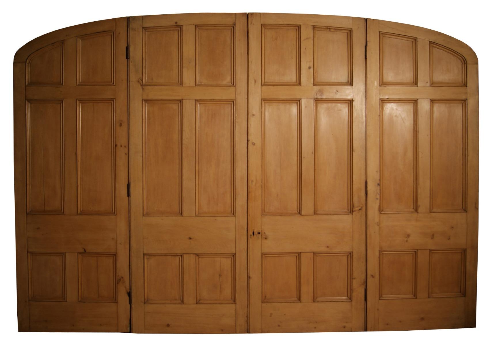arched room divider doors