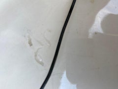 Large Antique French High Relief Majolica Wall Platter of Apples on a Vine