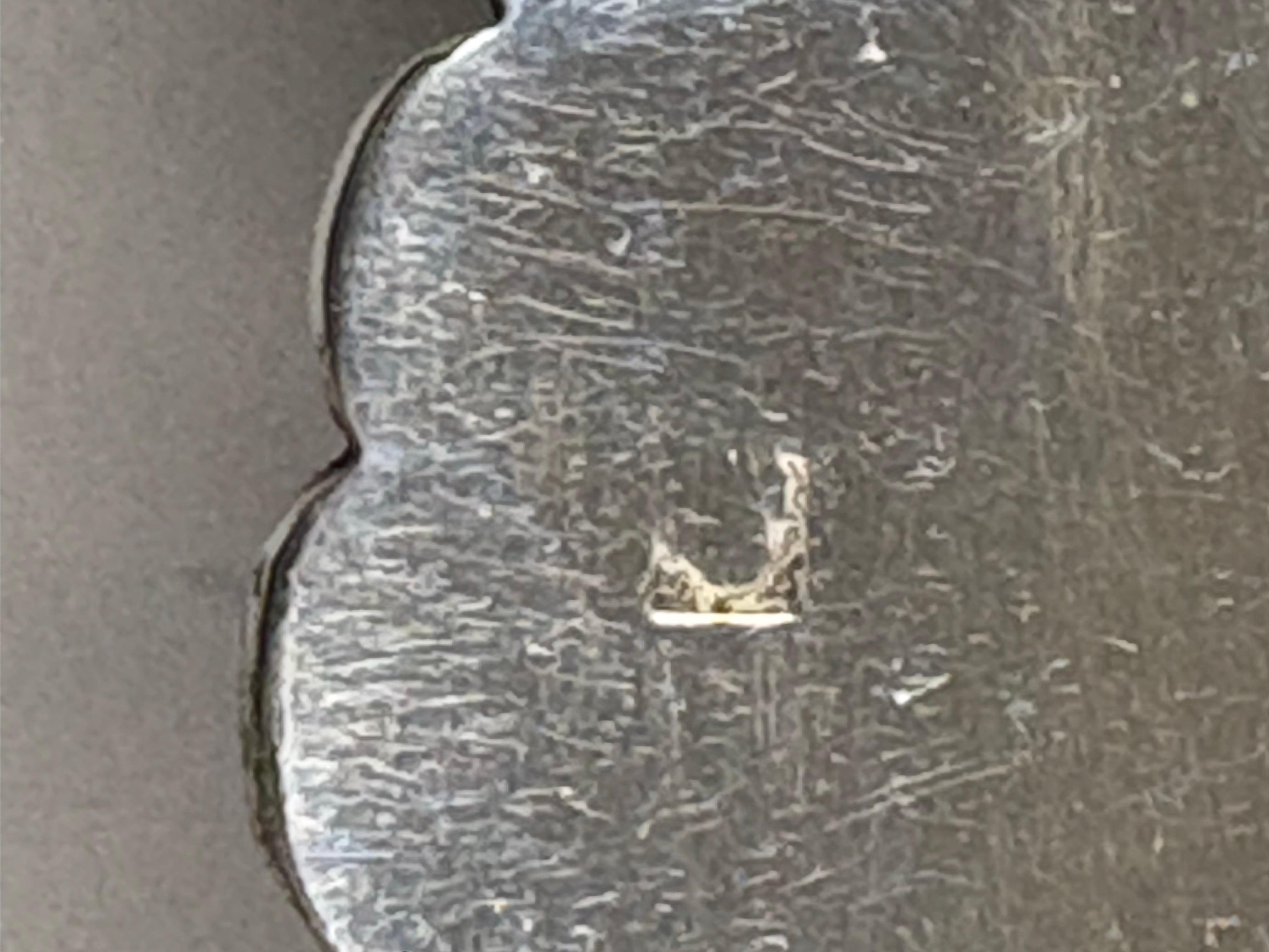 A large antique French Rococo style silvered brass serving tray in vendita 4