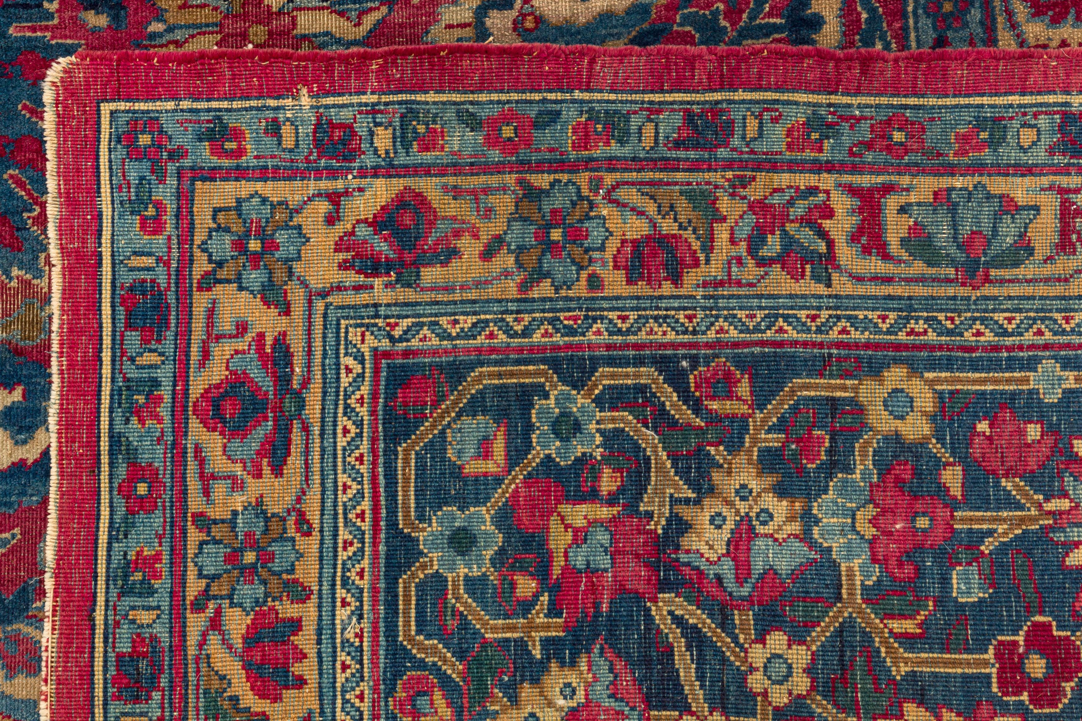 Grand tapis ancien de Tabriz, Perse du Nord-Ouest en vente 5