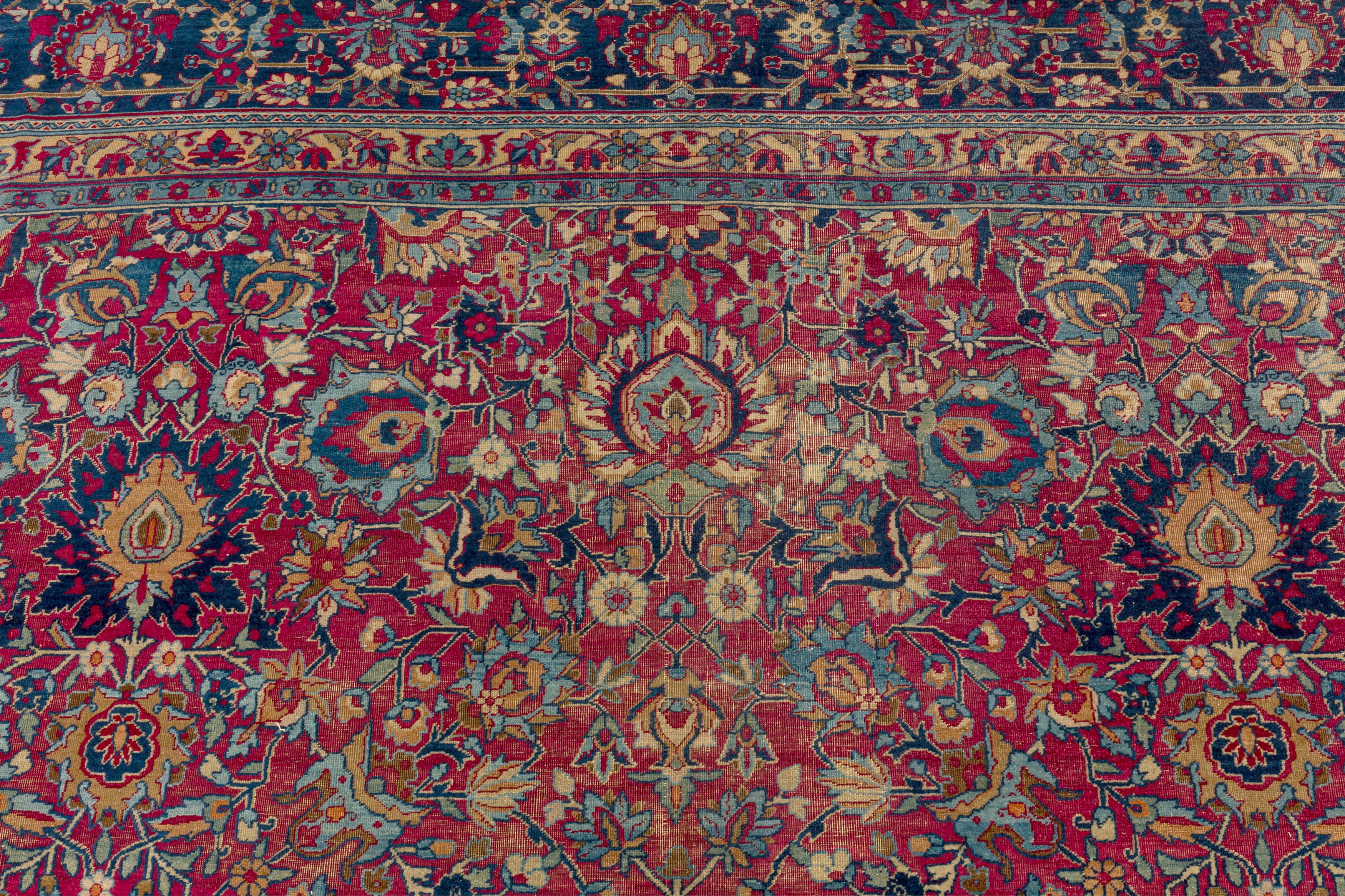 Grand tapis ancien de Tabriz, Perse du Nord-Ouest en vente 1