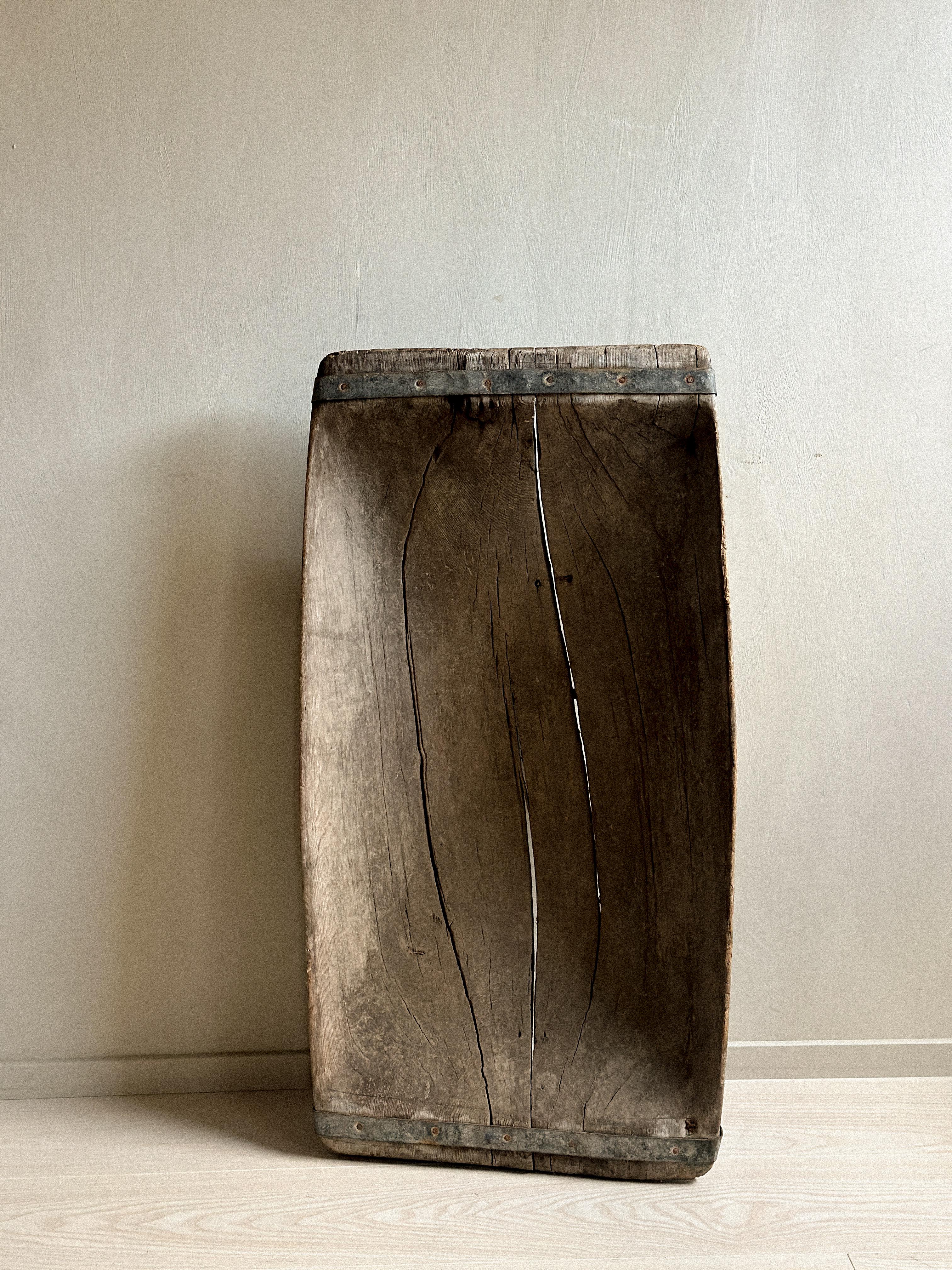 19th Century A Large Antique Wabi Sabi Wooden Tray, Scandinavia c. 1800s  For Sale