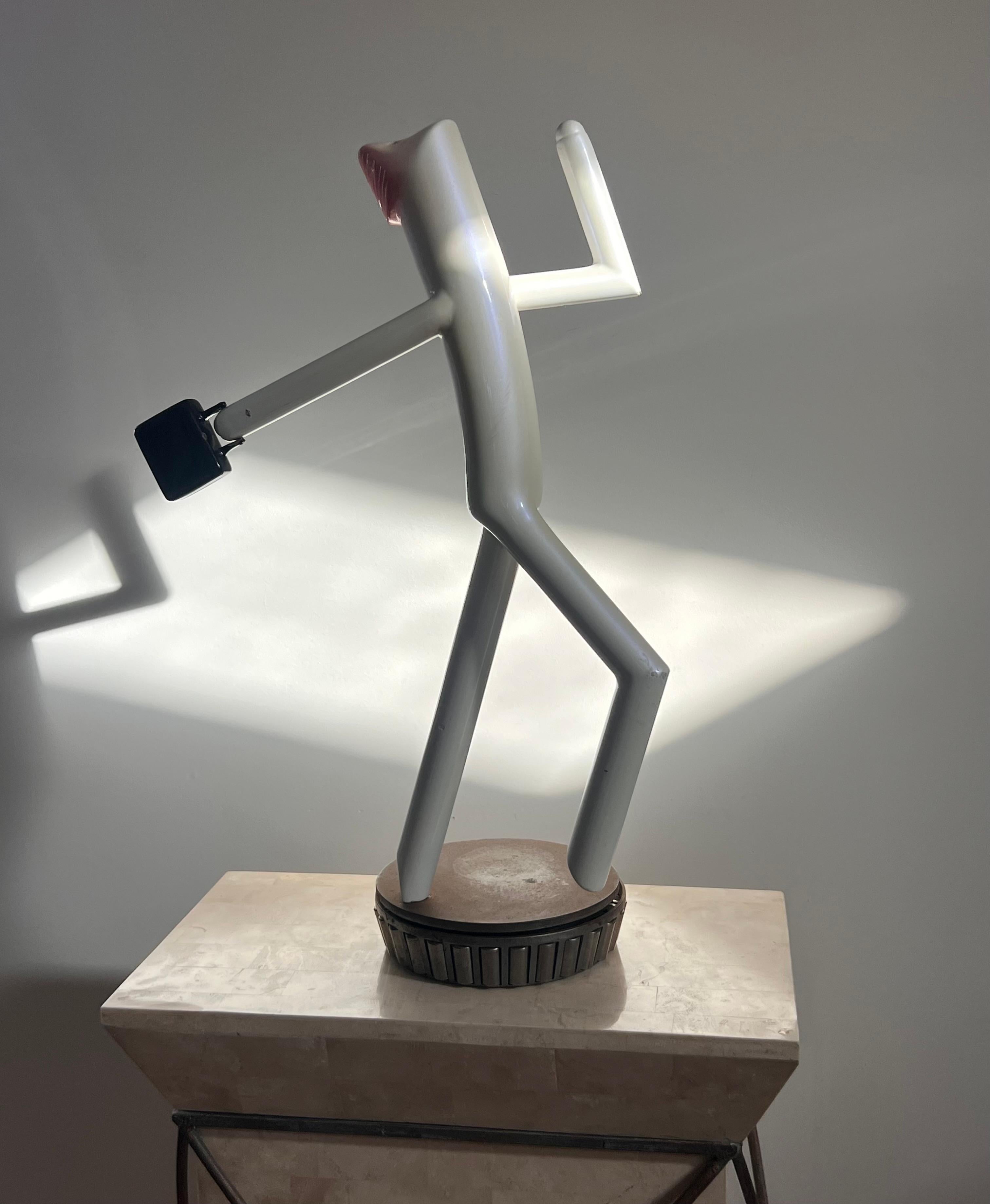 Gran escultura figurativa de carrusel cinético Art Déco, principios del siglo XX en venta 9