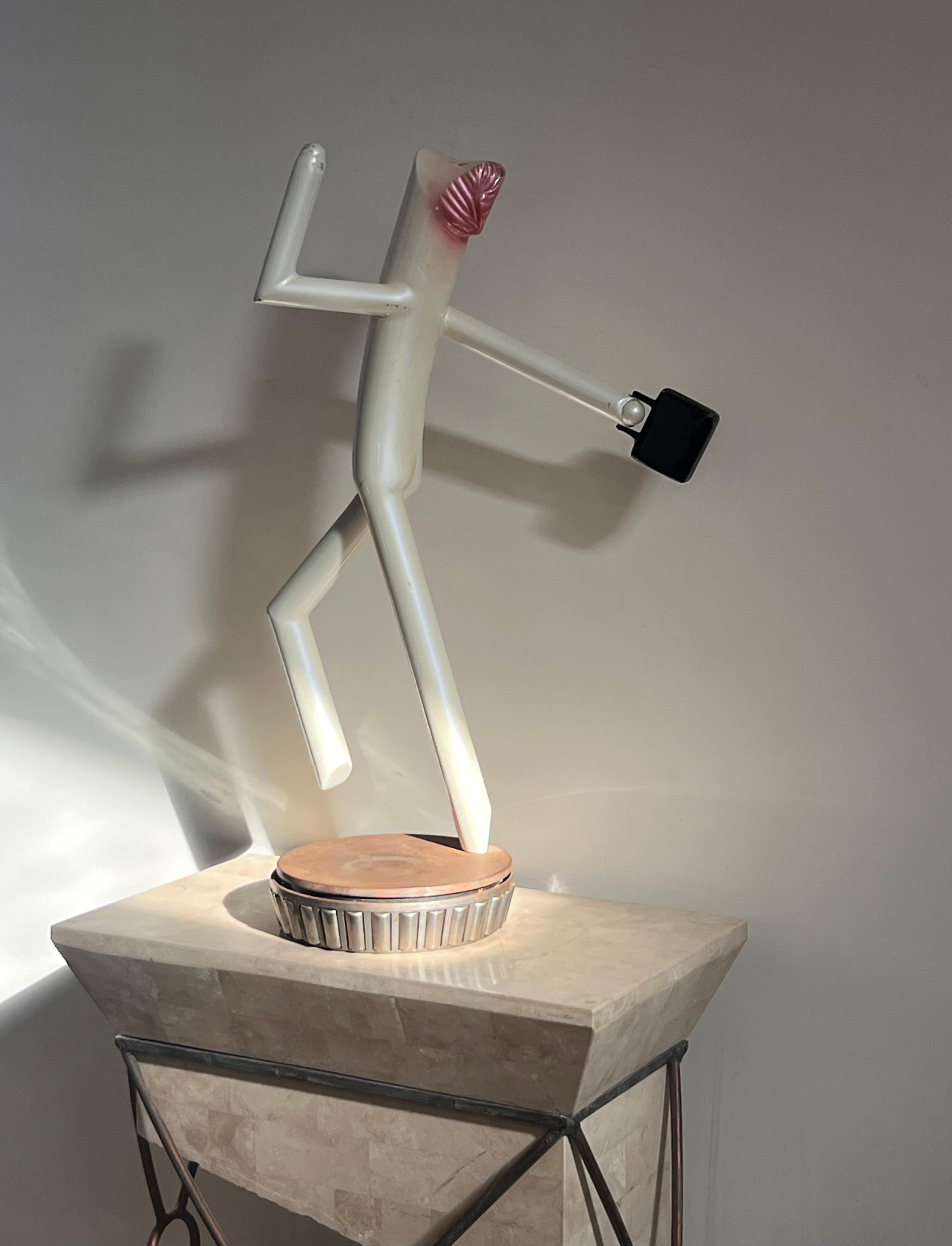 Gran escultura figurativa de carrusel cinético Art Déco, principios del siglo XX en venta 12