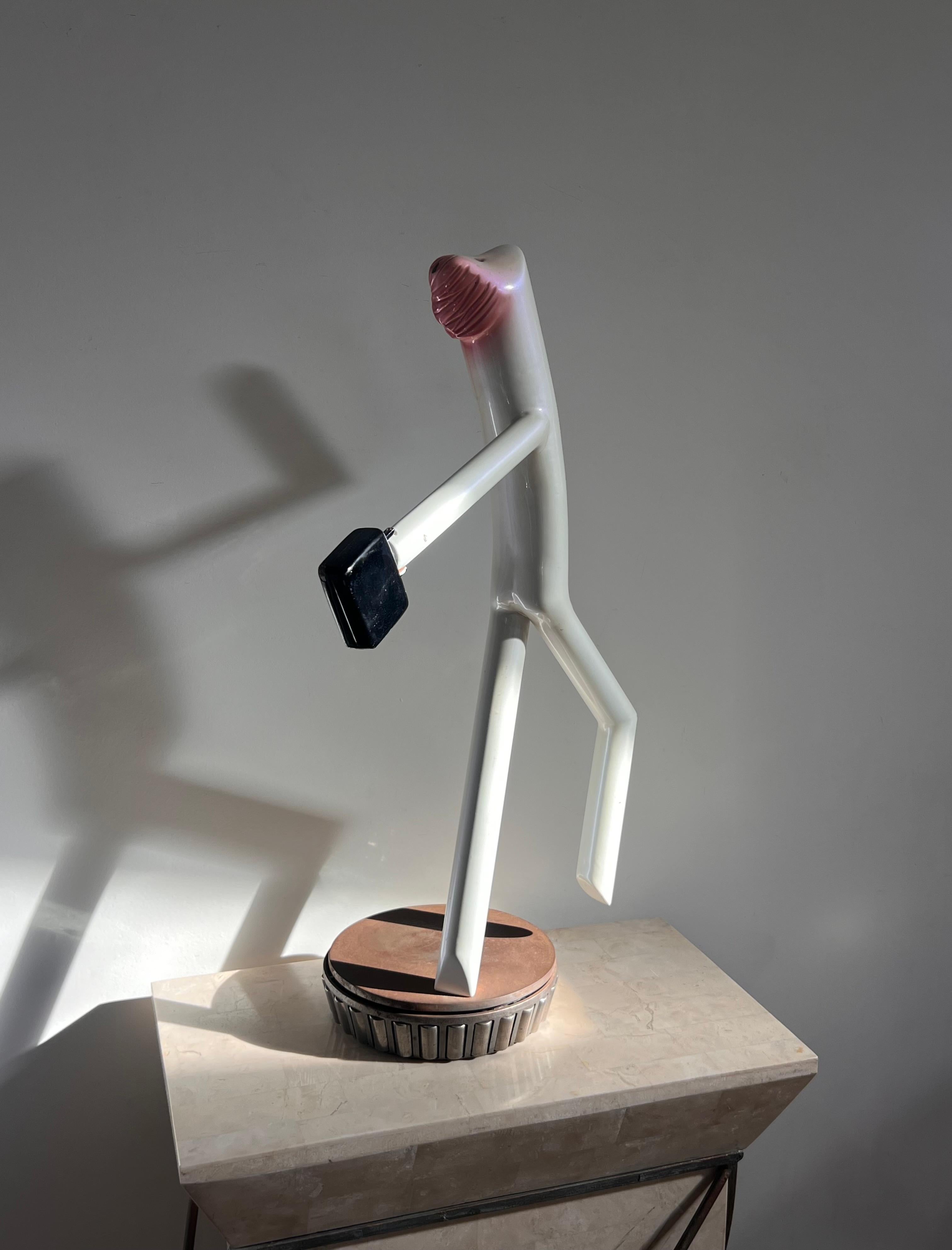 Gran escultura figurativa de carrusel cinético Art Déco, principios del siglo XX Art Decó en venta